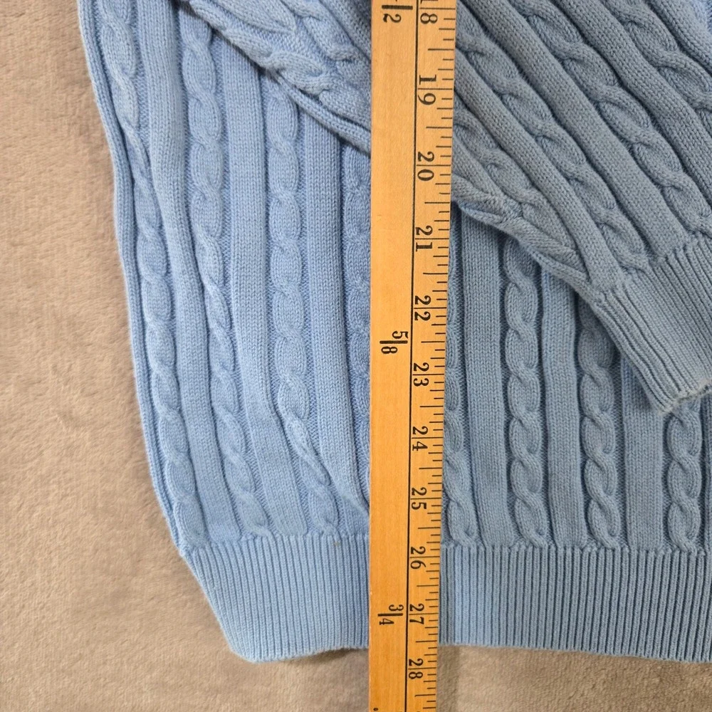 Brooks Brothers Golf Cable Knit Sweater Men XL Coastal Preppy Nautical Hamptons